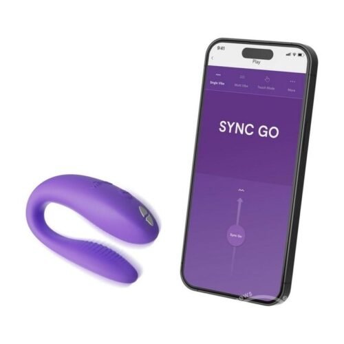 We-Vibe Sync Go App Control Rechargeable Silicone Couples Vibrator